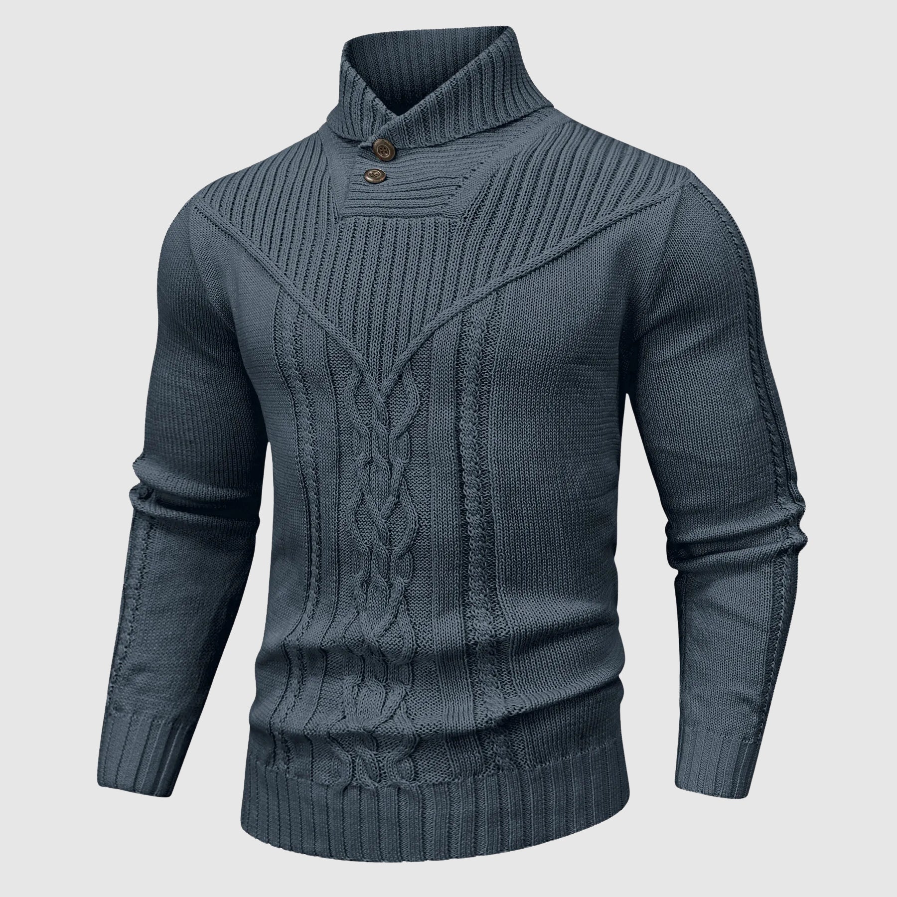 Alessandro Veneti Tailored Pullover met opstaande kraag 0