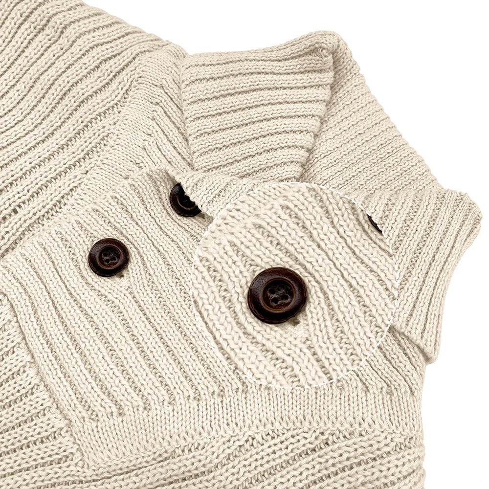 Alessandro Veneti Tailored Pullover met opstaande kraag 7