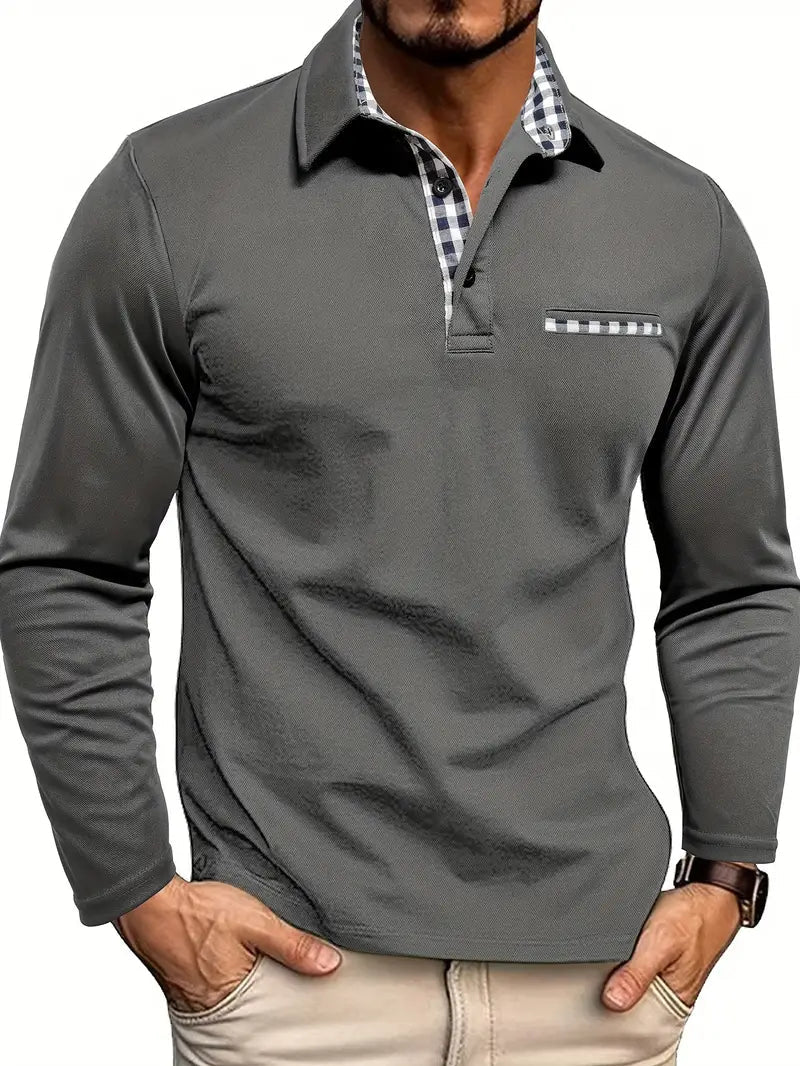 Brooklyn | Poloshirt met lange mouwen