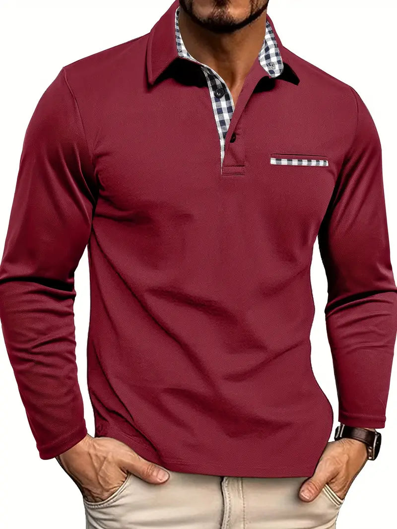 Brooklyn | Poloshirt met lange mouwen