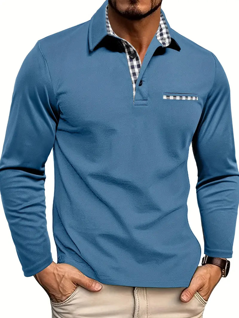Brooklyn | Poloshirt met lange mouwen