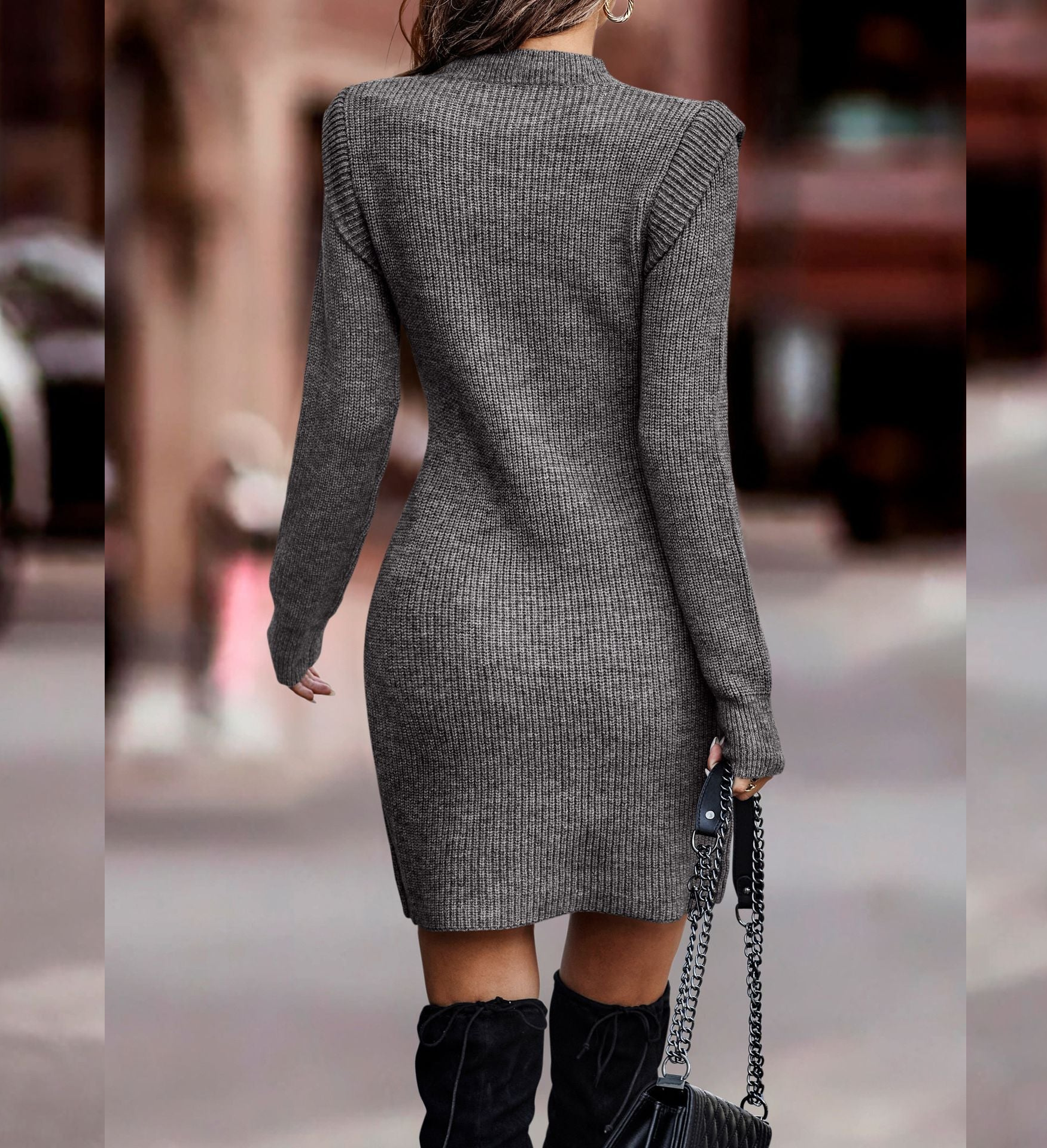 Brooklyn | Elegante & gebreide jurk 3