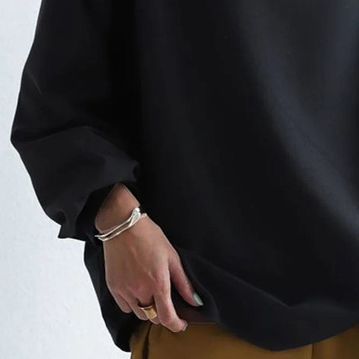 Elidi | Casual top met hoge hals