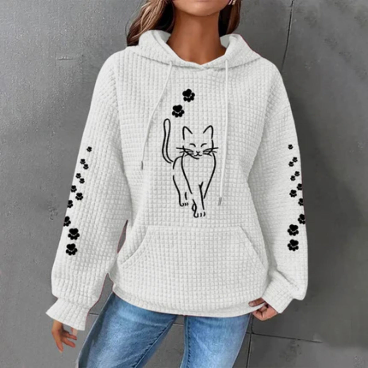 Heindi | Warme Kattenhoodie met Speelse Charme