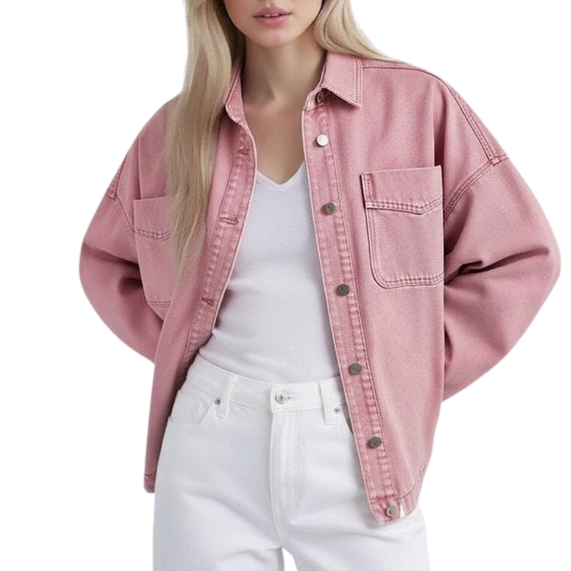 Lanie | Losse jas in vintage stijl