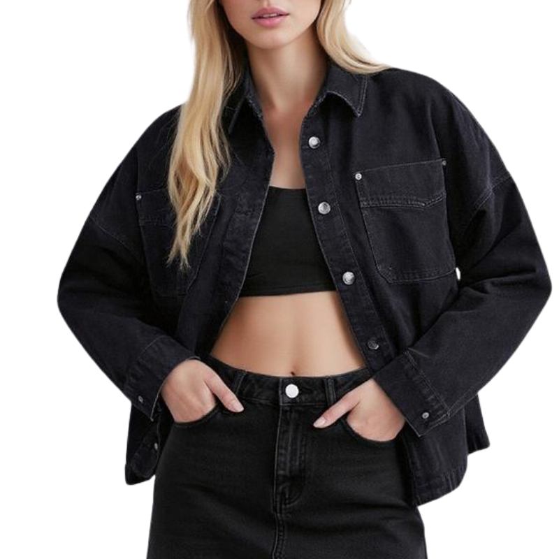 Lanie | Losse jas in vintage stijl