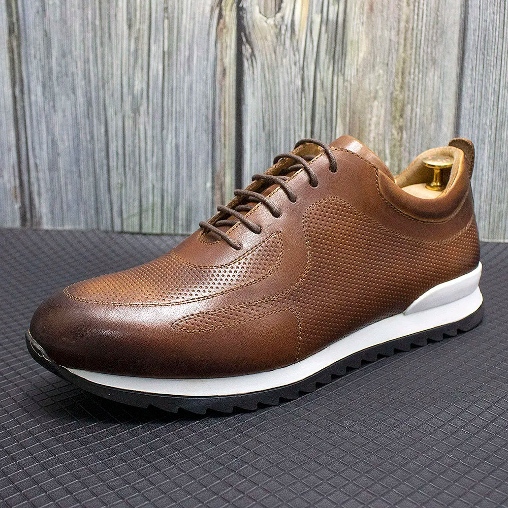 Leonardo leren sneakers 4