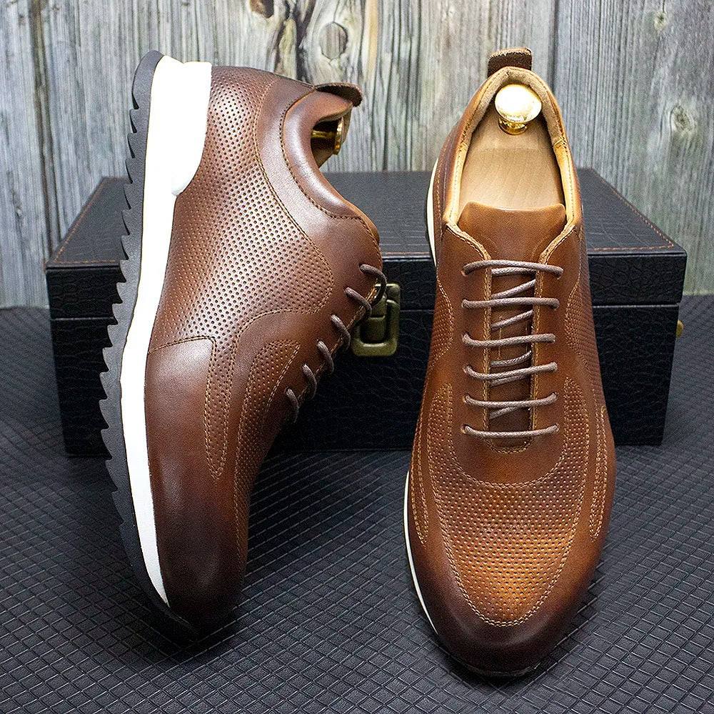 Leonardo leren sneakers 5