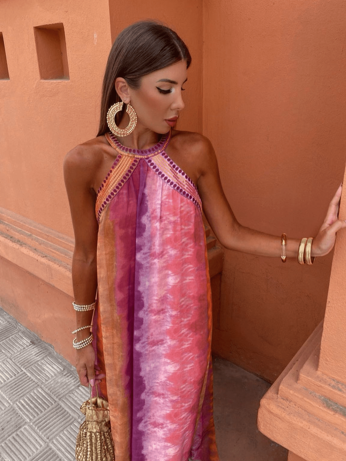 Luciana | Zomerjurk met ombre-effect