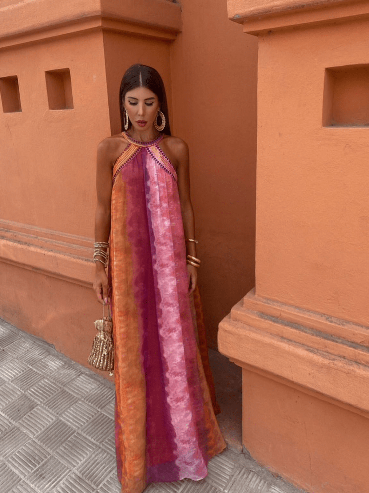 Luciana | Zomerjurk met ombre-effect