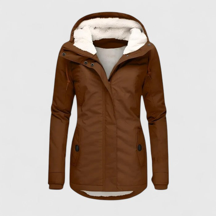 Anita | Waterdichte winterjas met capuchon