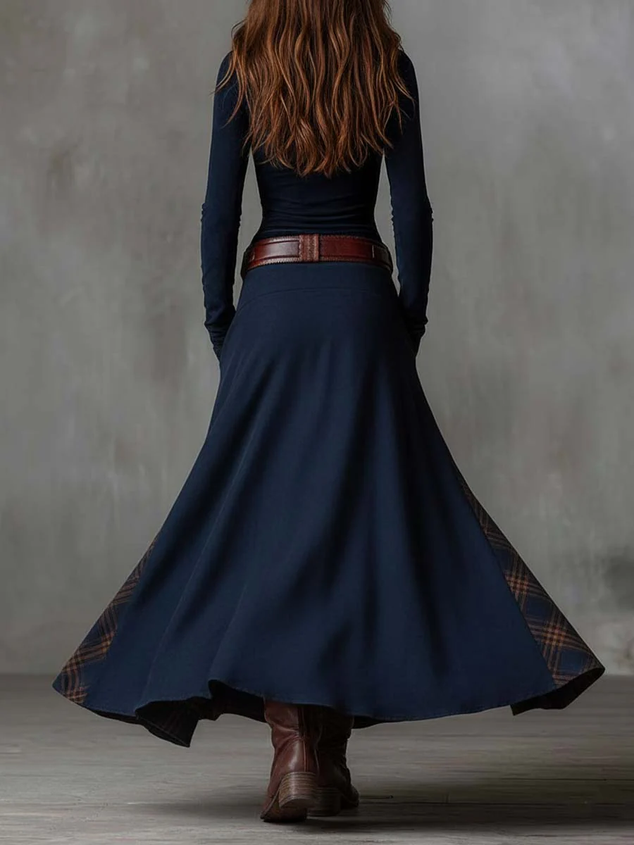 Michelle | Suède jurk met riem 2