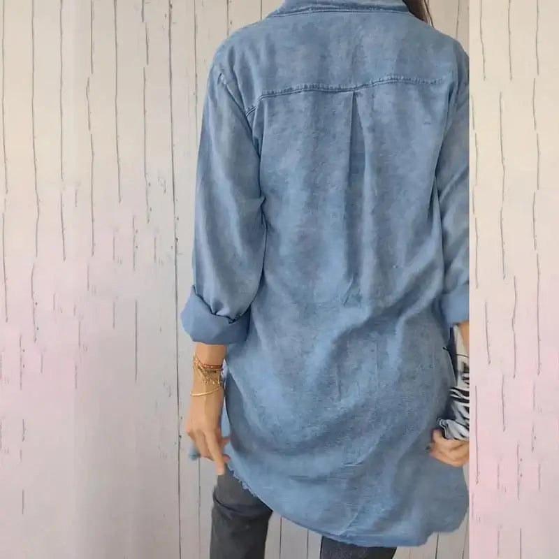 Mila | Casual Denim Overhemdjas