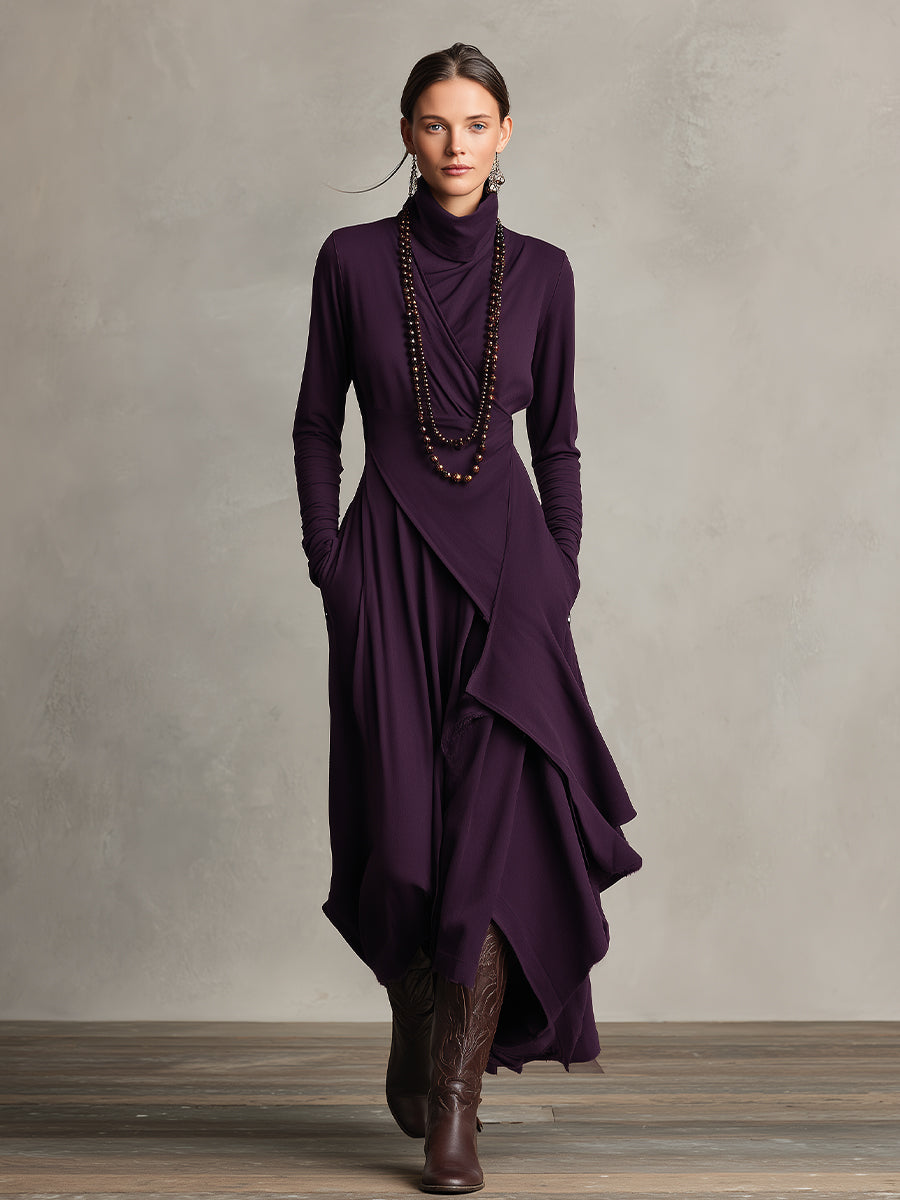 Natalie | Elegante gedrapeerde jurk 2