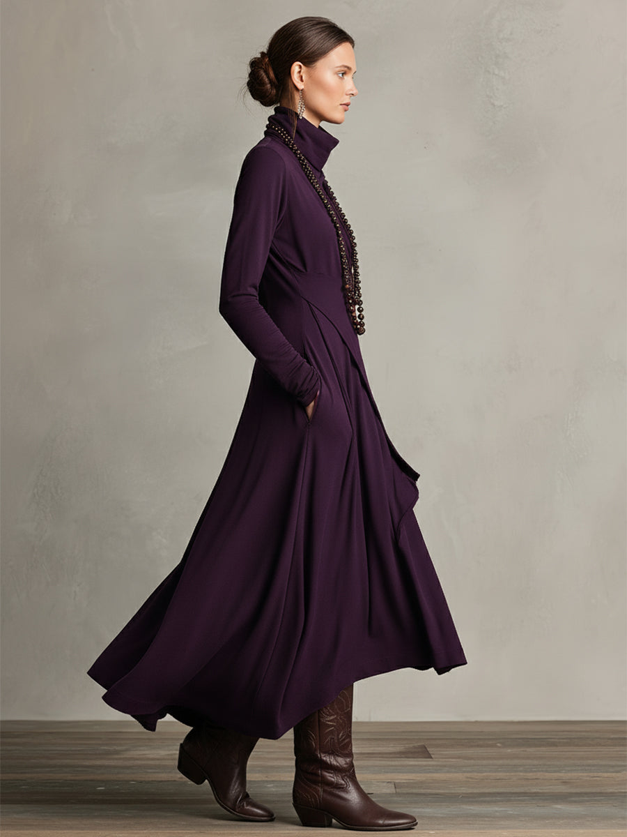 Natalie | Elegante gedrapeerde jurk 4