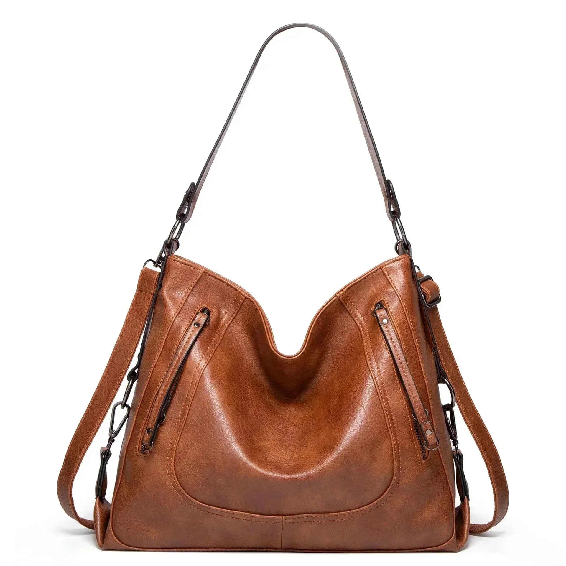 Nora - Leren tas voor elke dag 1