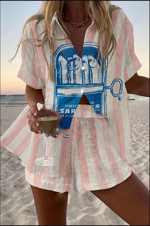 Khloe | Zomerse korte set