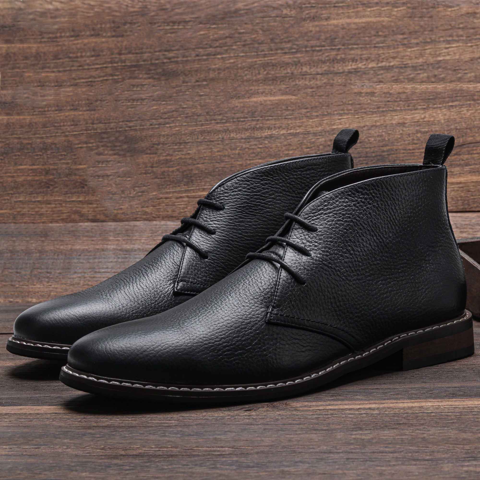 Pembroke leren chukka-laarzen 10