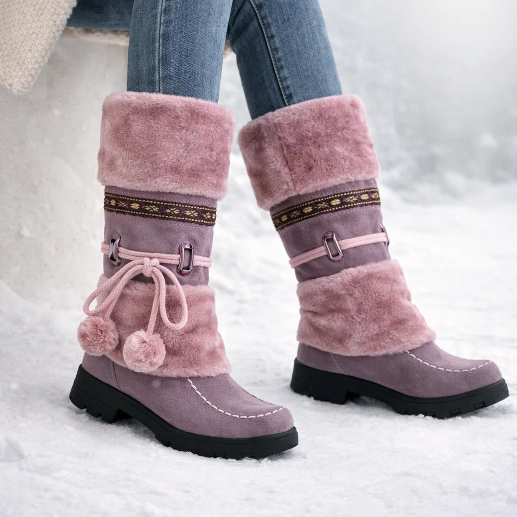 Rena pluche sneeuwlaarzen 1