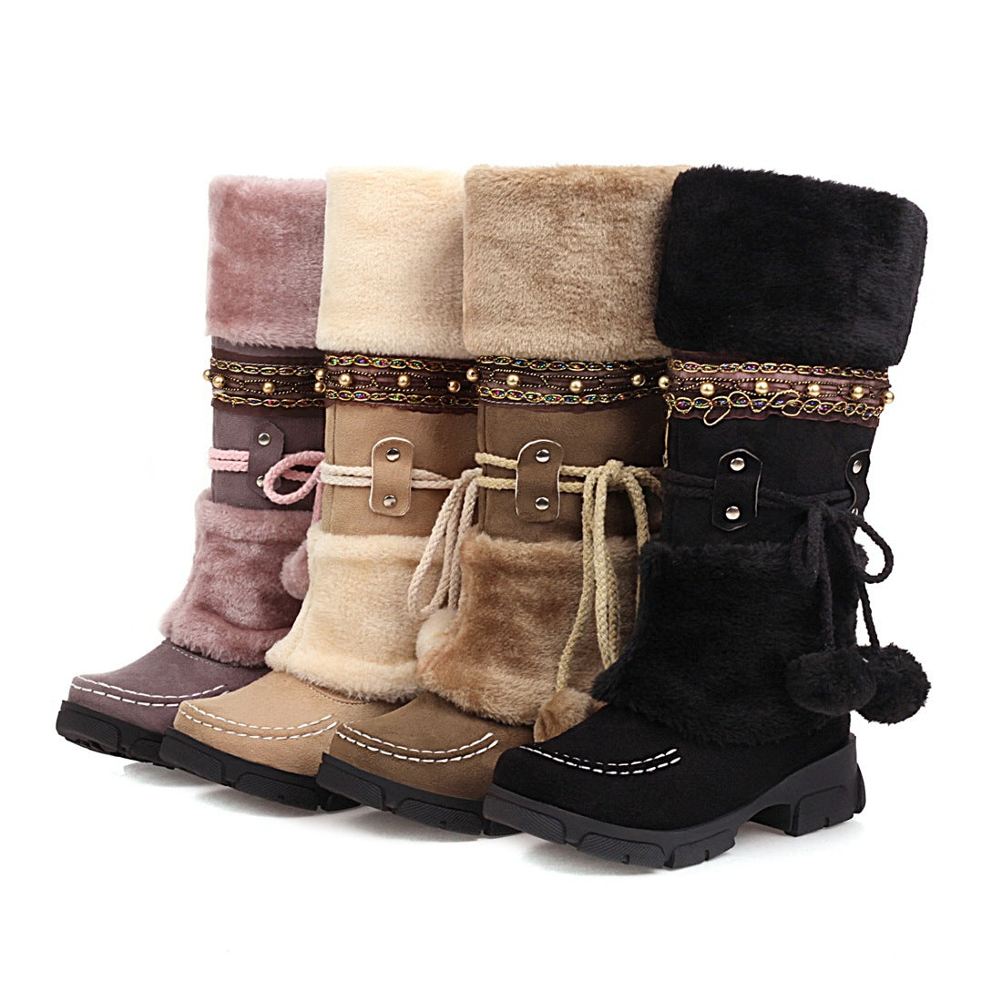 Rena pluche sneeuwlaarzen 5