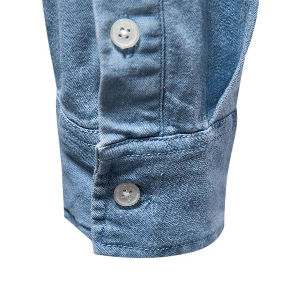 Levi | Robuust Denim Overhemd