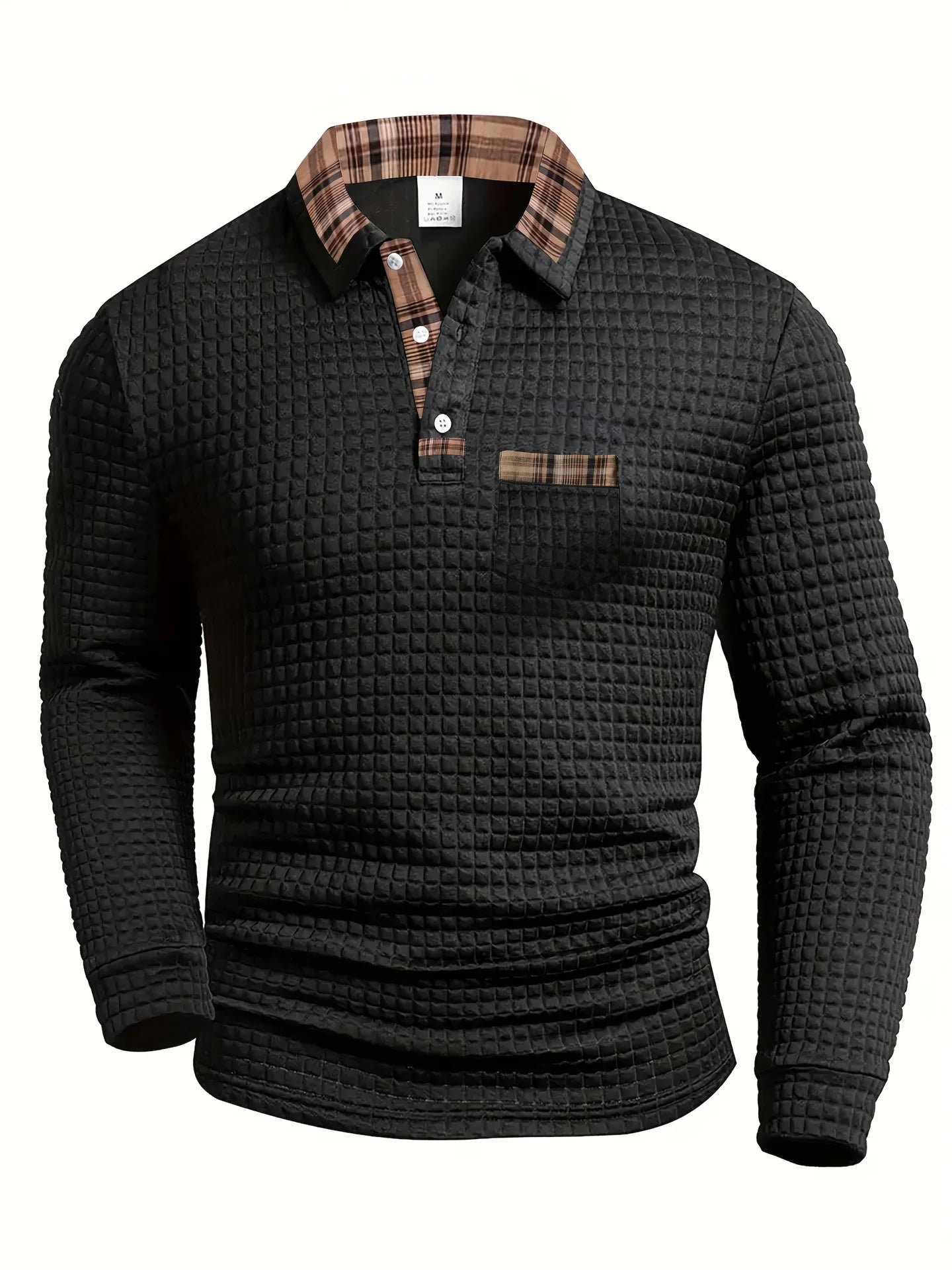 Brix | Polo Shirt Met Ruitpatroon