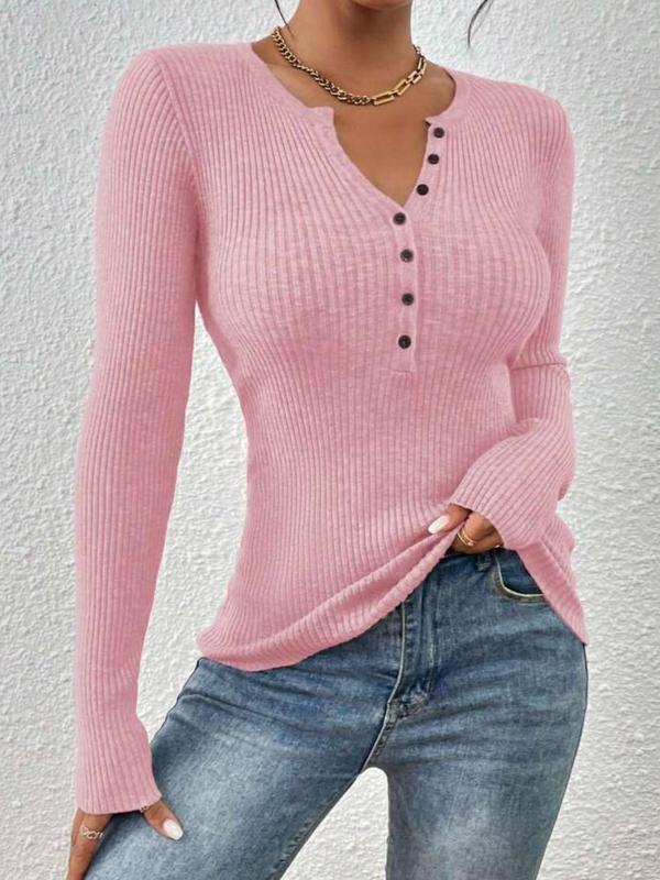 SHASHA™ - Elegante, chique, slanke top met lange mouwen en ronde hals 4