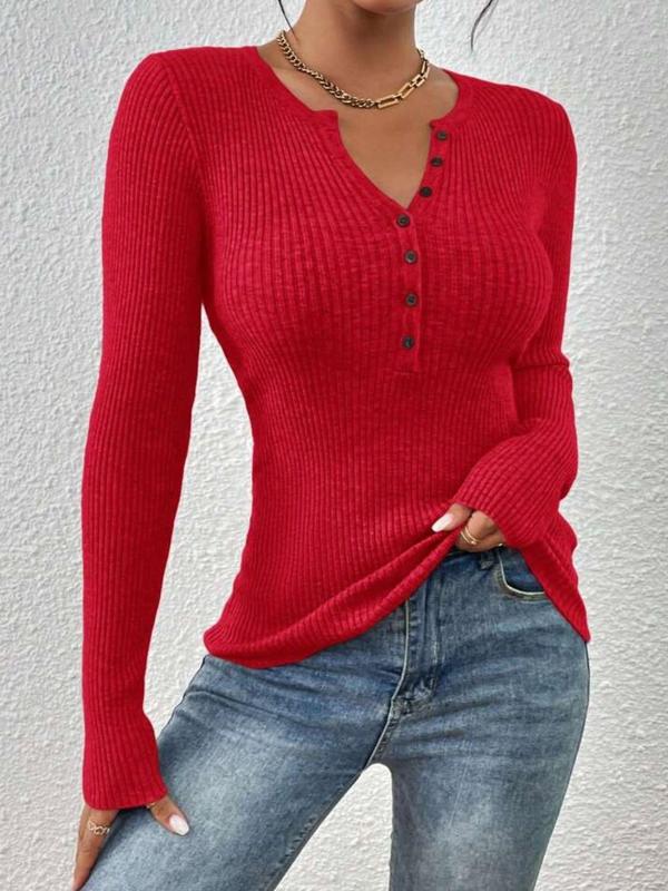 SHASHA™ - Elegante, chique, slanke top met lange mouwen en ronde hals 5