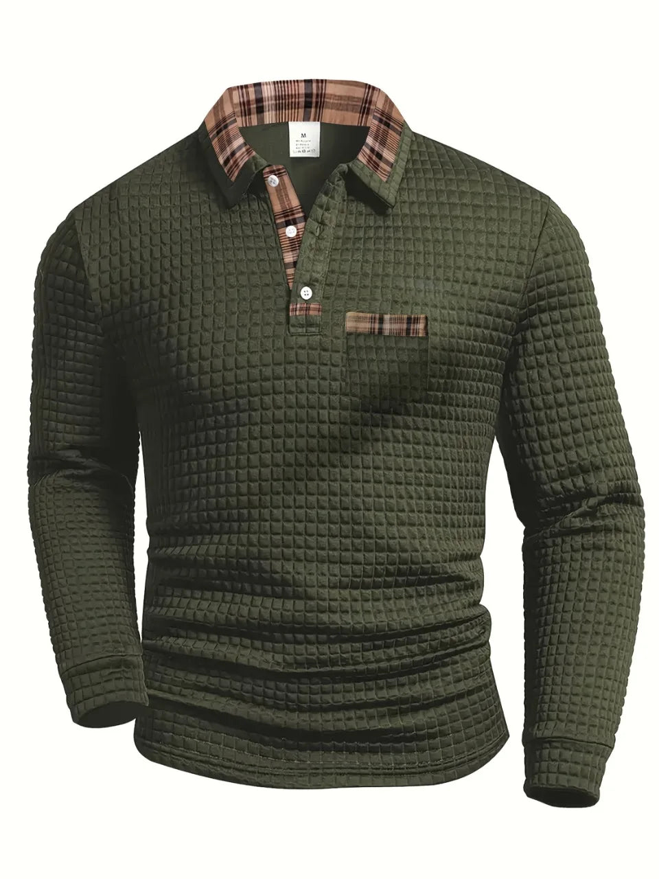 Brix | Polo Shirt Met Ruitpatroon