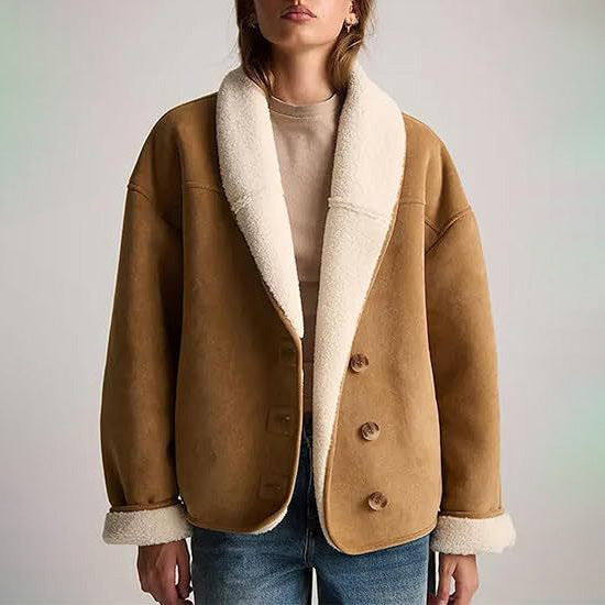Sandy | Amoretti suède luxe jas