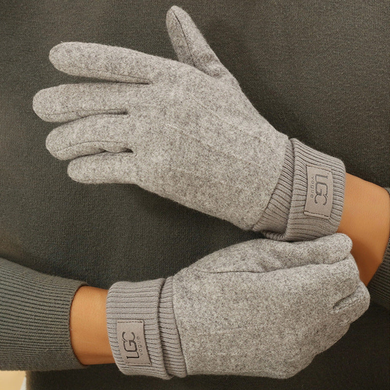 Touchscreen handschoenen van kasjmierwol 12