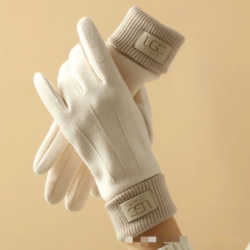 Touchscreen handschoenen van kasjmierwol 6