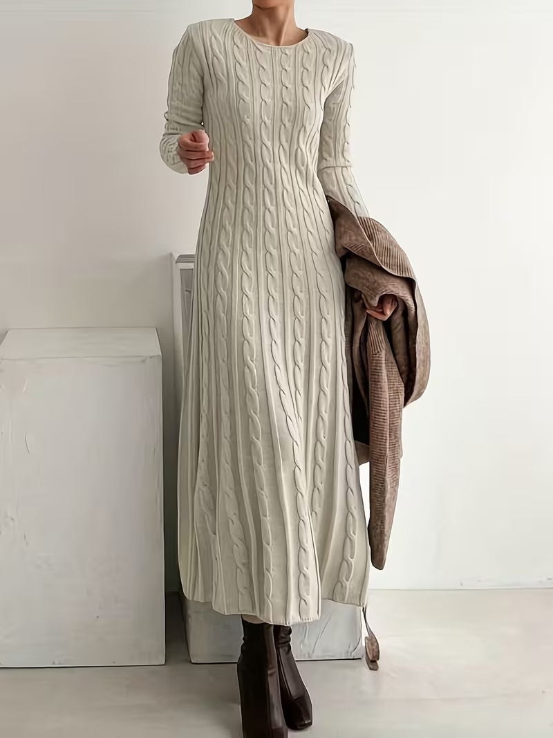 Vanessa | Elegante gebreide maxi-jurk 0
