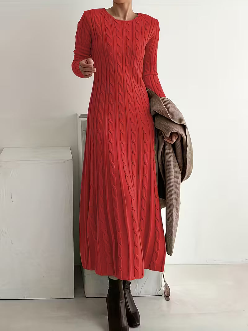 Vanessa | Elegante gebreide maxi-jurk 2