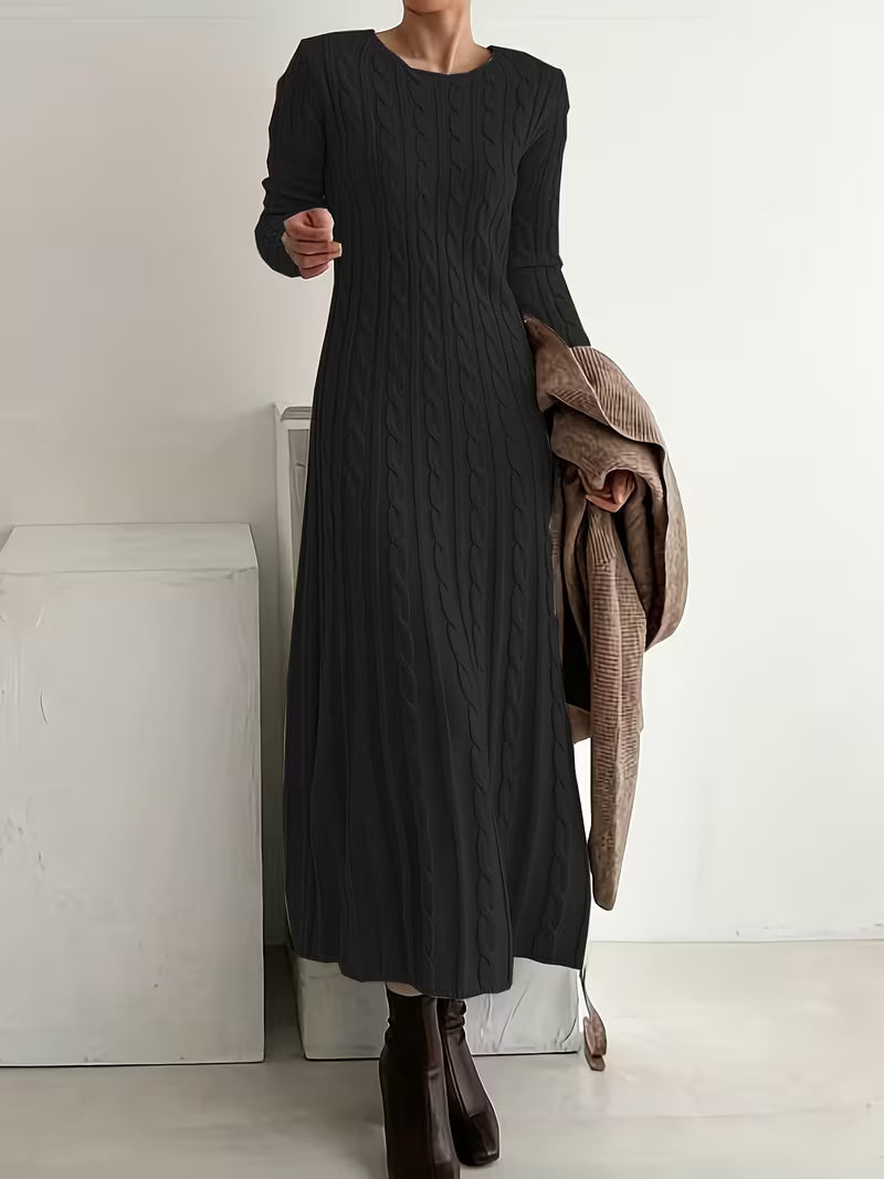 Vanessa | Elegante gebreide maxi-jurk 3