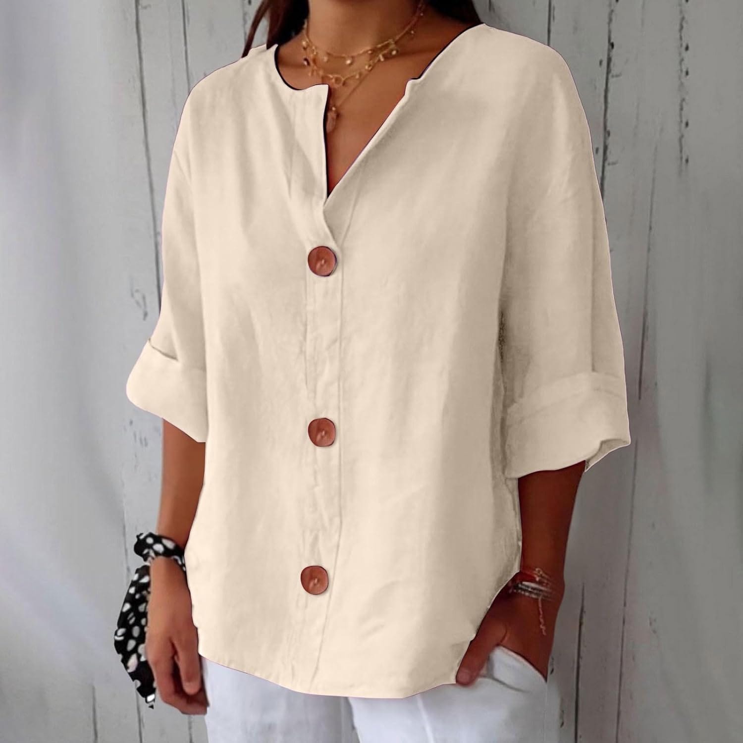 Vera Breezy Linnen Shirt 1