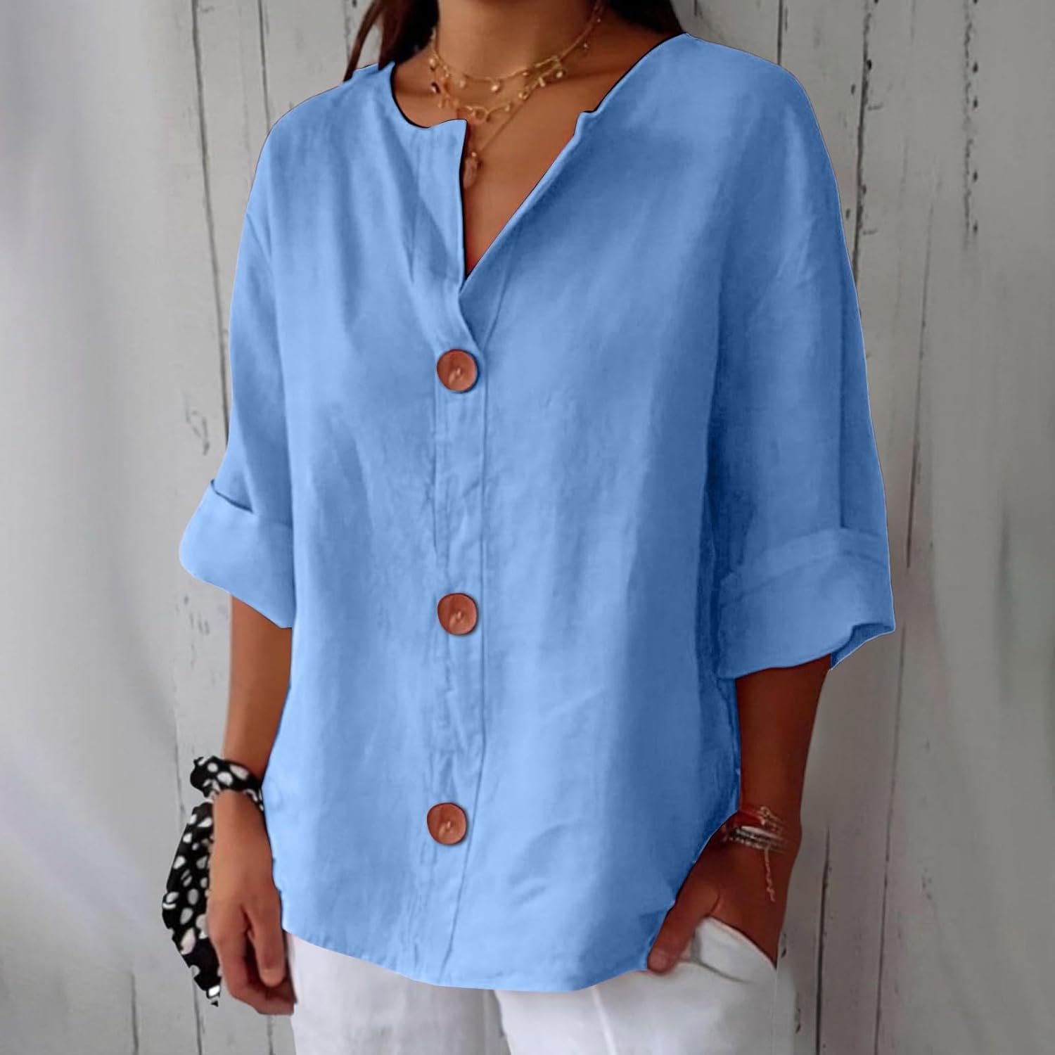 Vera Breezy Linnen Shirt 10