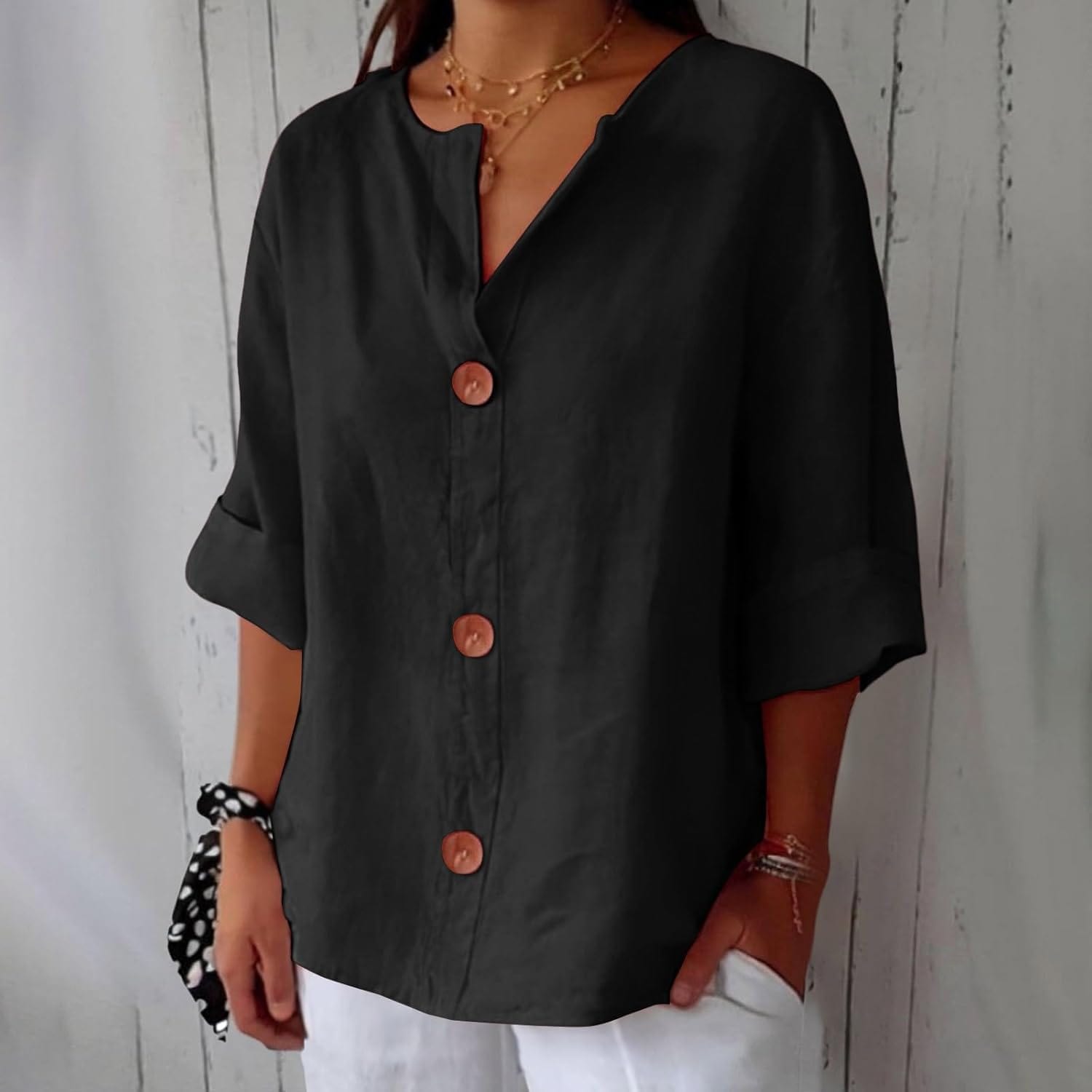 Vera Breezy Linnen Shirt 11