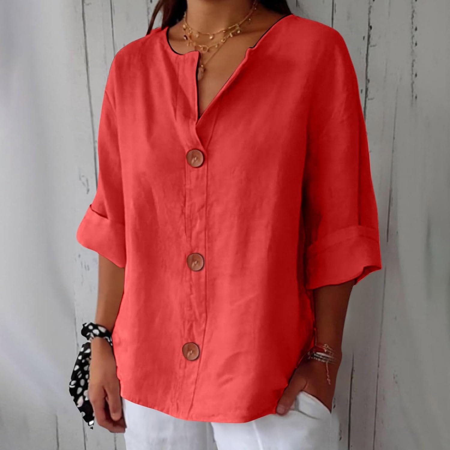 Vera Breezy Linnen Shirt 4