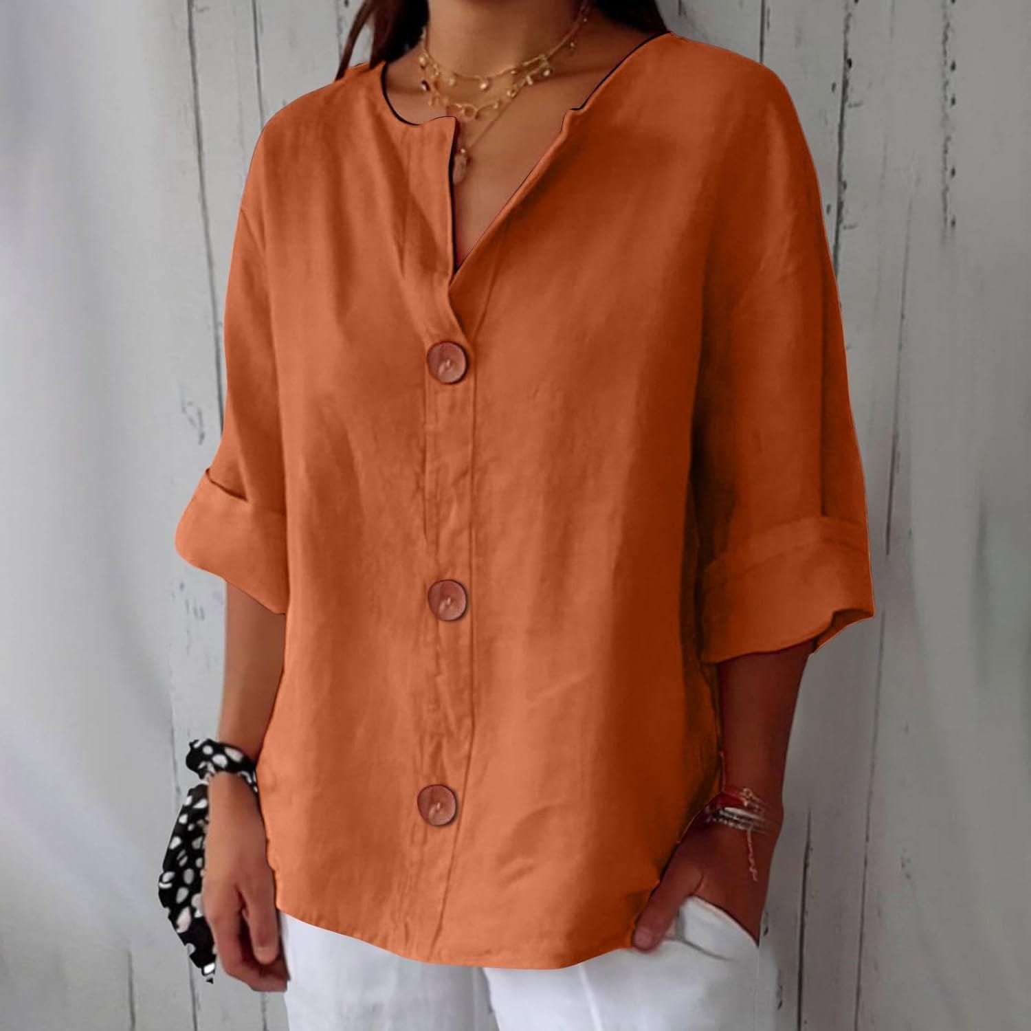 Vera Breezy Linnen Shirt 5