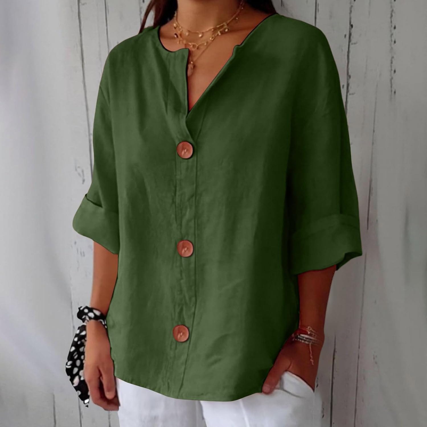 Vera Breezy Linnen Shirt 7