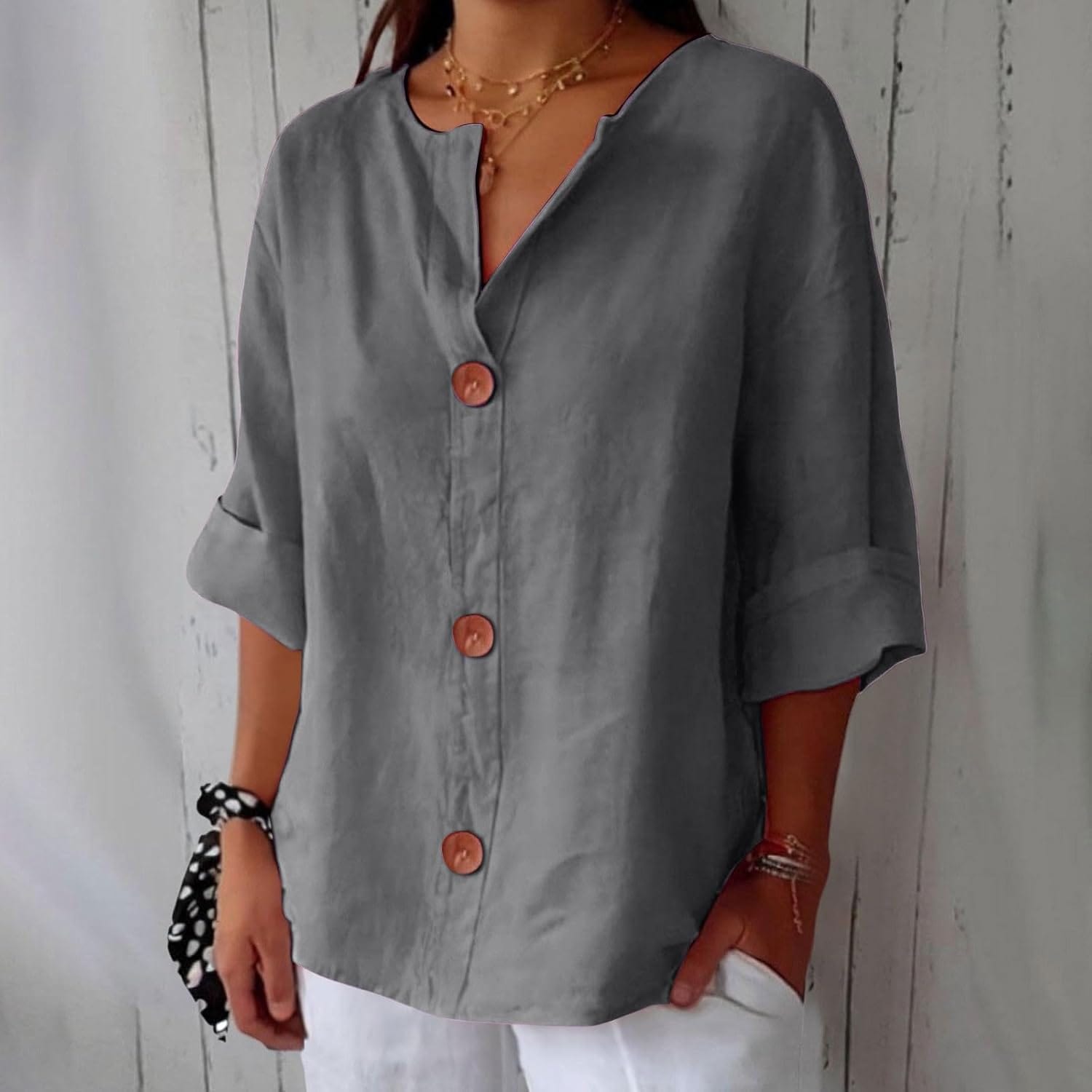 Vera Breezy Linnen Shirt 8
