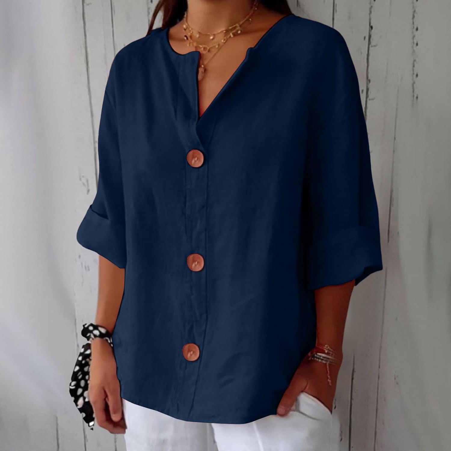 Vera Breezy Linnen Shirt 9
