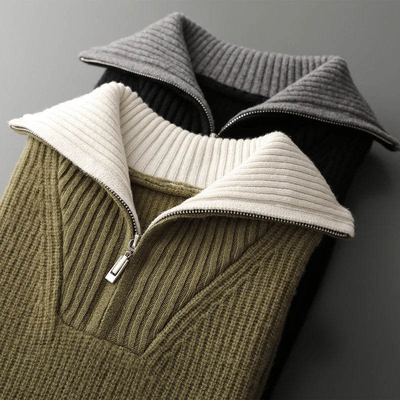 Vermont Wool Quarter Zip 4