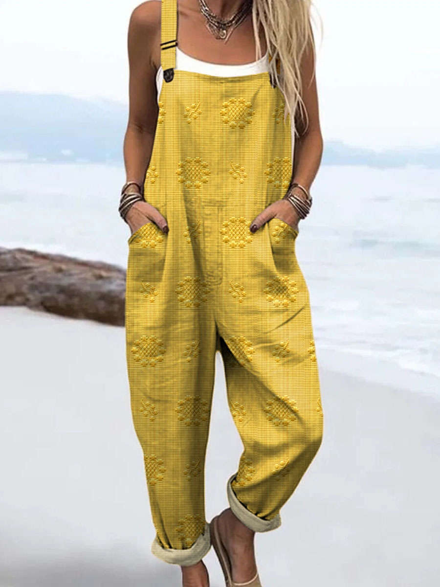 Chloe  | Ontspannen Patroon Jumpsuit