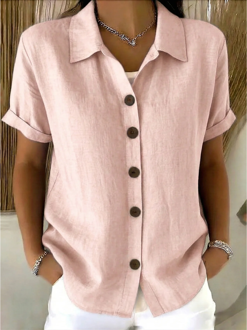 Edna | Blouse met knoopsluiting