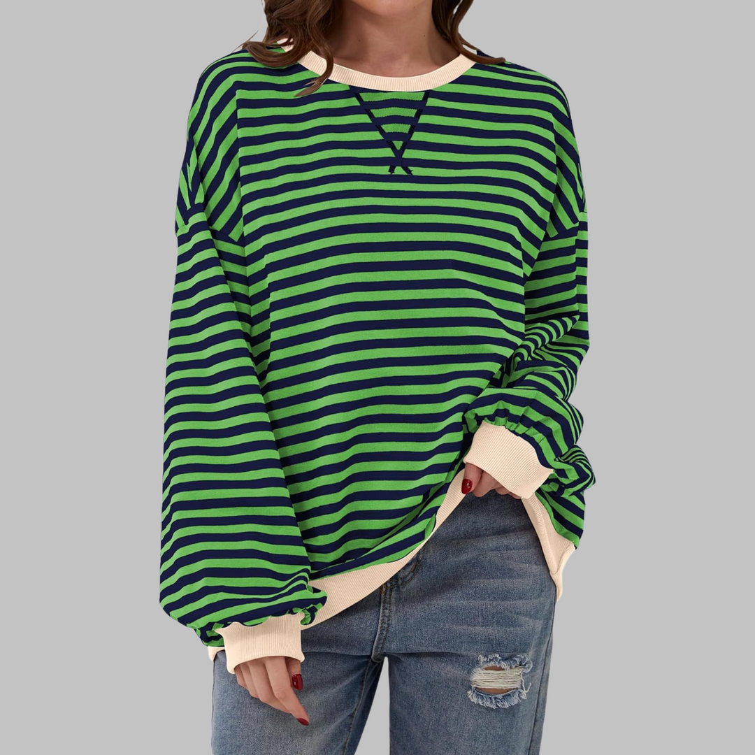 Falara | Casual gestreepte trui