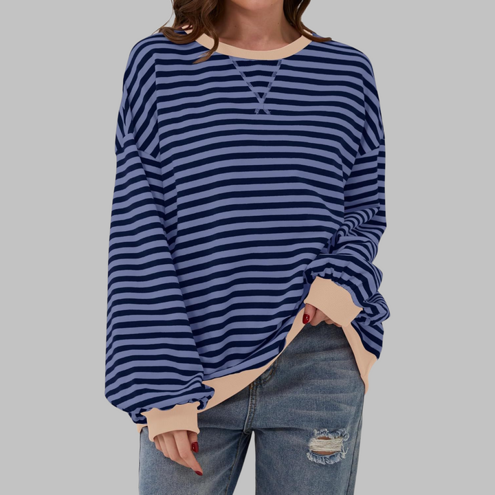 Falara | Casual gestreepte trui