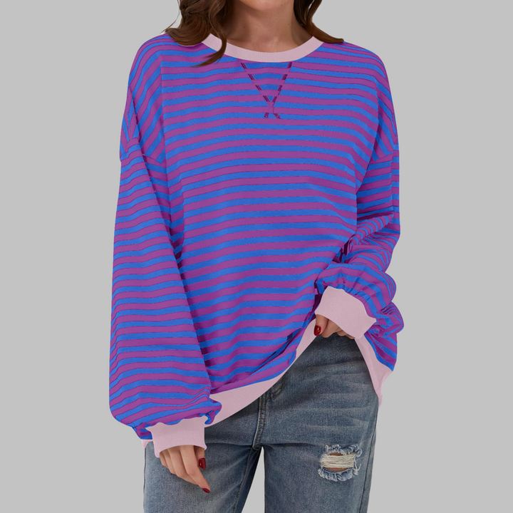 Falara | Casual gestreepte trui