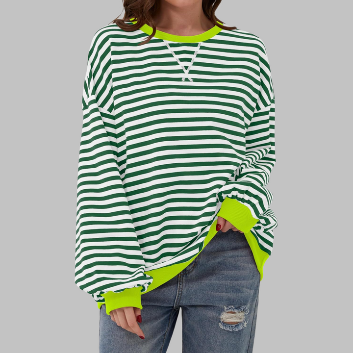 Falara | Casual gestreepte trui